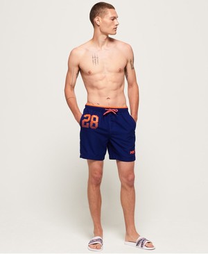 Superdry Water Polo Férfi Fürdőruha Kék | VPGQN7925